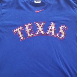 Texas Rangers Nike tee. Size Large